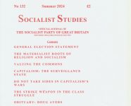 SS 132 front page scan Socialist Studies SS 132 front page scan Socialist Studies